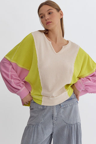 Spring Colorblock Knit