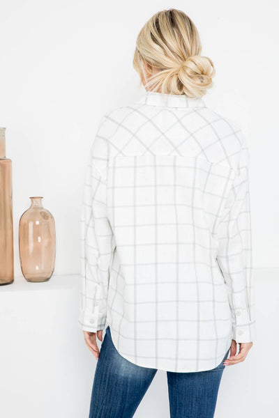 Lux Linen Plaid Shirt