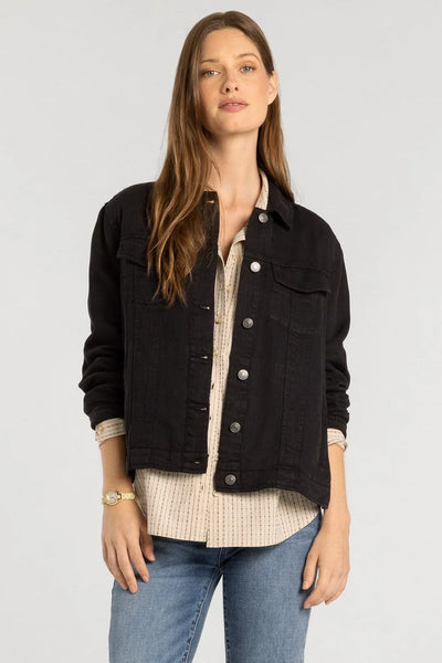 Jackie Denim Jacket - Black Bryce