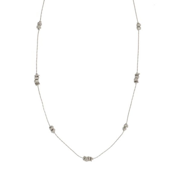Chesni Adjustable Necklace - Silver
