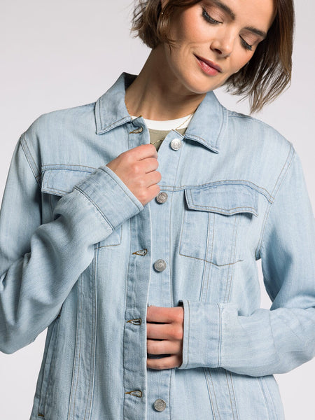 Jackie Denim Jacket - Light Wash