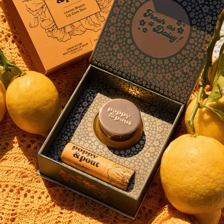 Poppy Lip Care Duo - Lemon Bloom