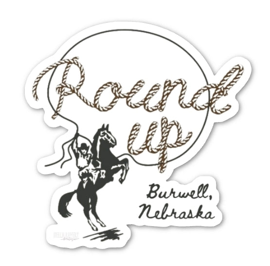 Round Up Sticker