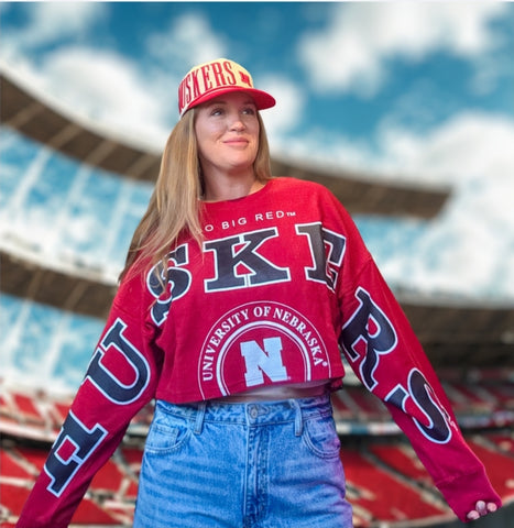 Nebraska Huskers Corded Crew