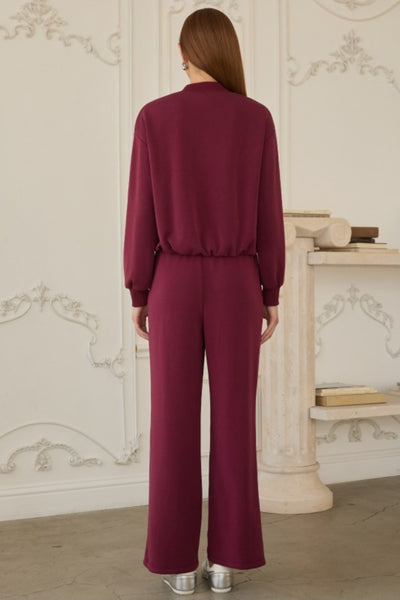 Kym Modal Pants - Burgundy