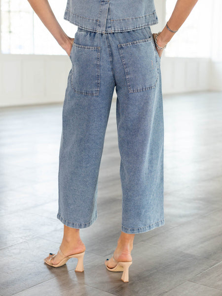 Soft Denim Pants