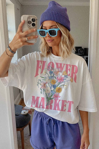 Flower Market Graphic Tee