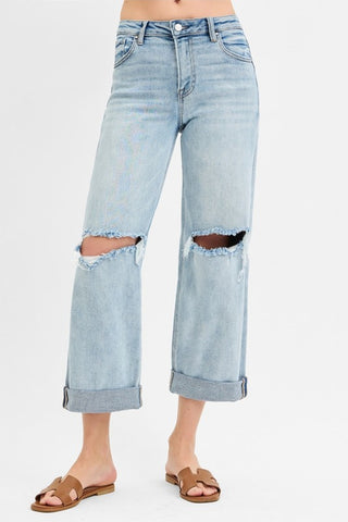 Mid-Rise Boyfriend Jean