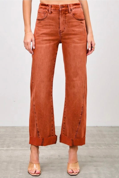 Pumpkin Straight Jeans by Saige