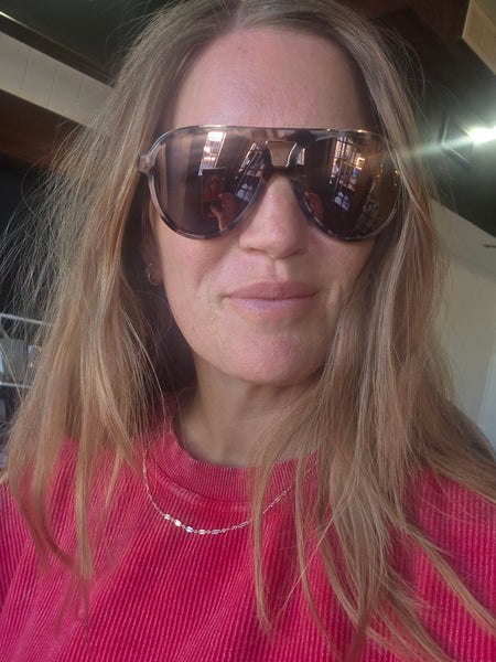 DIFF Tosca iii Sunglasses - HIMALAYAN TORTOISE Mirror