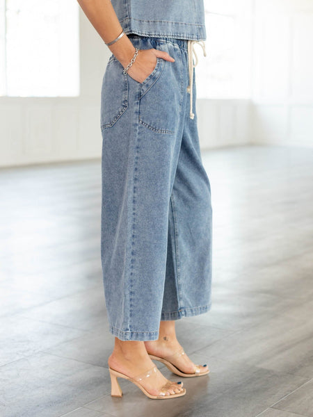 Soft Denim Pants