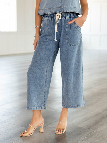 Soft Denim Pants
