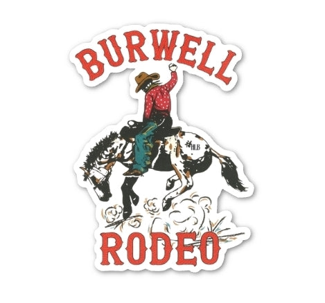 Burwell Rodeo Sticker