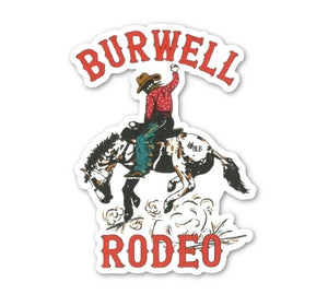 Burwell Rodeo Sticker