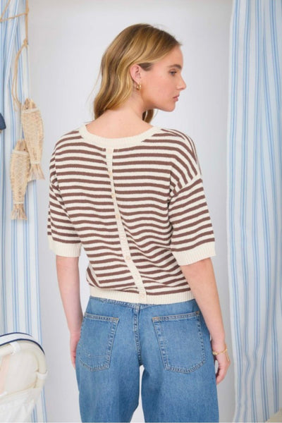 Bailey Stripe Short Sleeve