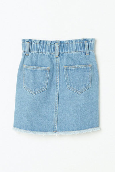 KIDS High Waist Denim Skirt