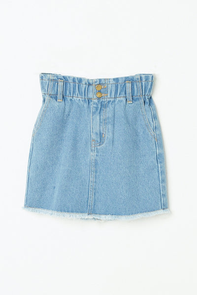 KIDS High Waist Denim Skirt