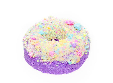 Cotton Candy Donut Bath Bomb