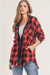 Game Day Hooded Flannel